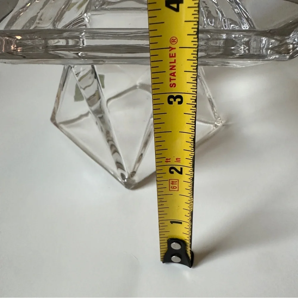 Partylite Discover Pillar Holder RETIRED Faceted Glass Beautiful P8163 - Picture 7 of 9